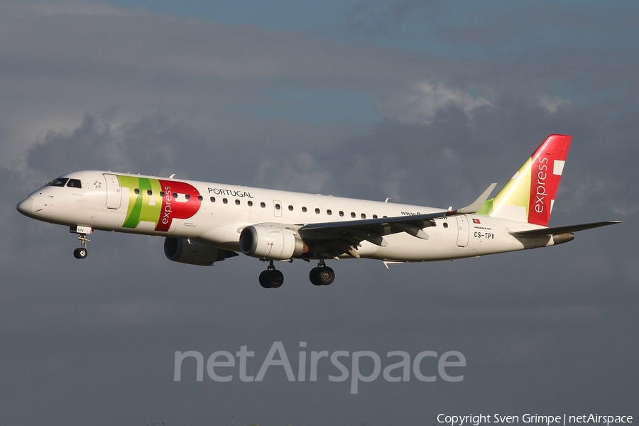 TAP Express (Portugalia) Embraer ERJ-190LR (ERJ-190-100LR) (CS-TPV) | Photo 314277