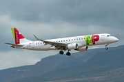 TAP Express (Portugalia) Embraer ERJ-190LR (ERJ-190-100LR) (CS-TPV) at  Gran Canaria, Spain