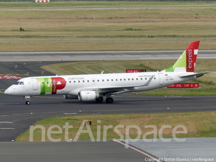 TAP Express (Portugalia) Embraer ERJ-190LR (ERJ-190-100LR) (CS-TPV) | Photo 453761
