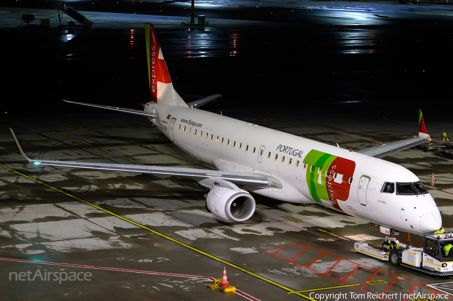 TAP Express (Portugalia) Embraer ERJ-190LR (ERJ-190-100LR) (CS-TPV) | Photo 541754