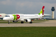 TAP Express (Portugalia) Embraer ERJ-190LR (ERJ-190-100LR) (CS-TPV) at  Manchester - International (Ringway), United Kingdom