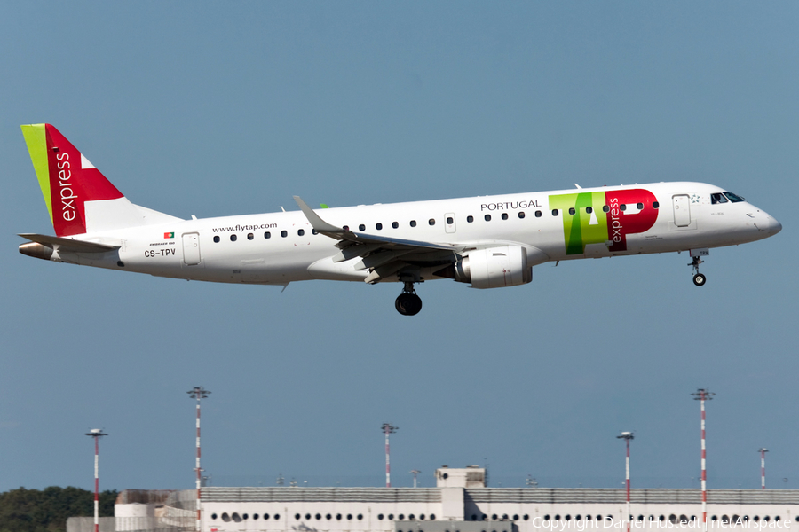 TAP Express (Portugalia) Embraer ERJ-190LR (ERJ-190-100LR) (CS-TPV) | Photo 476422