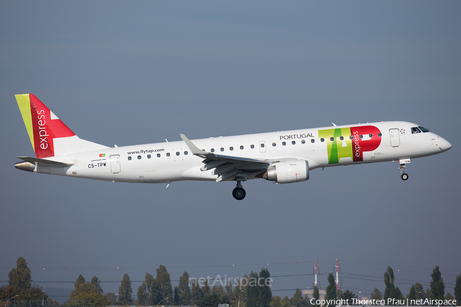 TAP Express (Portugalia) Embraer ERJ-190LR (ERJ-190-100LR) (CS-TPW) | Photo 129685