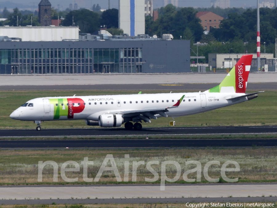 TAP Express (Portugalia) Embraer ERJ-190LR (ERJ-190-100LR) (CS-TPW) | Photo 463342