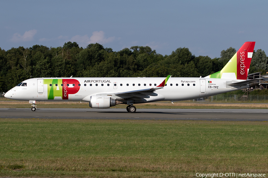 TAP Express (Portugalia) Embraer ERJ-190AR (ERJ-190-100IGW) (CS-TPZ) | Photo 517290