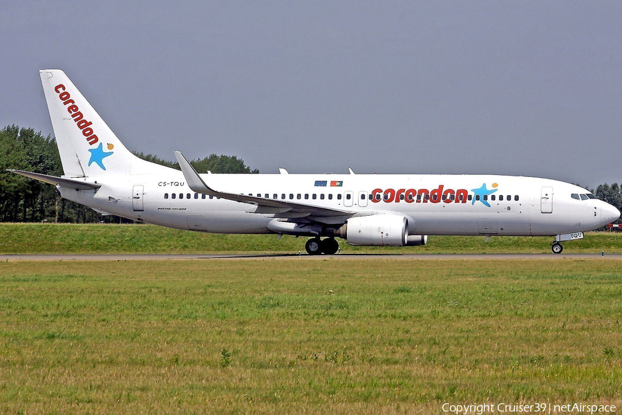 Corendon Airlines Boeing 737-8K2 (CS-TQU) | Photo 121422