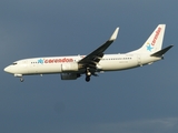 Corendon Airlines Boeing 737-8K2 (CS-TQU) at  Corfu - International, Greece