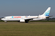 Corendon Airlines Boeing 737-8K2 (CS-TQU) at  Amsterdam - Schiphol, Netherlands