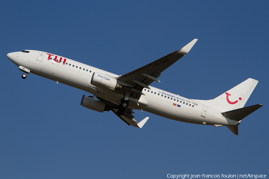 TUI Airlines Netherlands (EuroAtlantic Airways) Boeing 737-8K2 (CS-TQU) | Photo 256438
