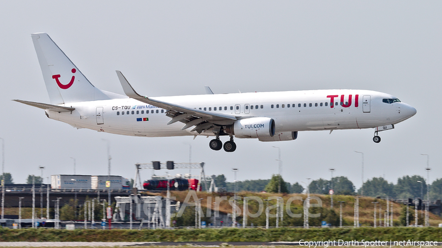 TUI Airlines Netherlands (EuroAtlantic Airways) Boeing 737-8K2 (CS-TQU) | Photo 283073