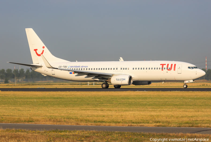 TUI Airlines Netherlands (EuroAtlantic Airways) Boeing 737-8K2 (CS-TQU) | Photo 421509