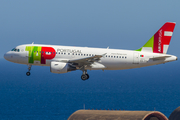 TAP Air Portugal Airbus A319-111 (CS-TTA) at  Gran Canaria, Spain