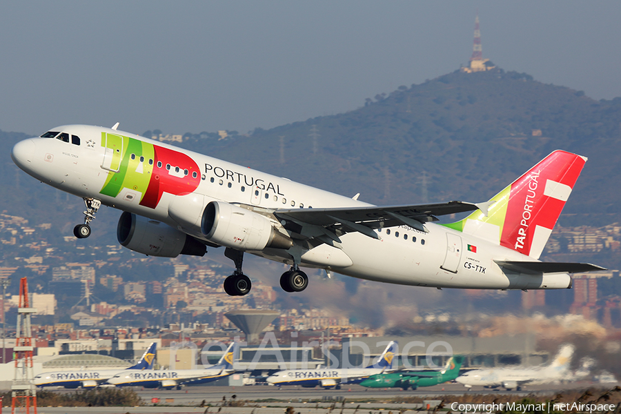 TAP Air Portugal Airbus A319-111 (CS-TTK) | Photo 309445