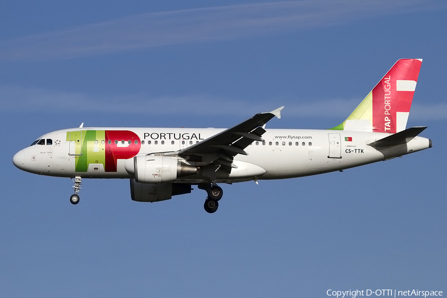 TAP Air Portugal Airbus A319-111 (CS-TTK) | Photo 400205