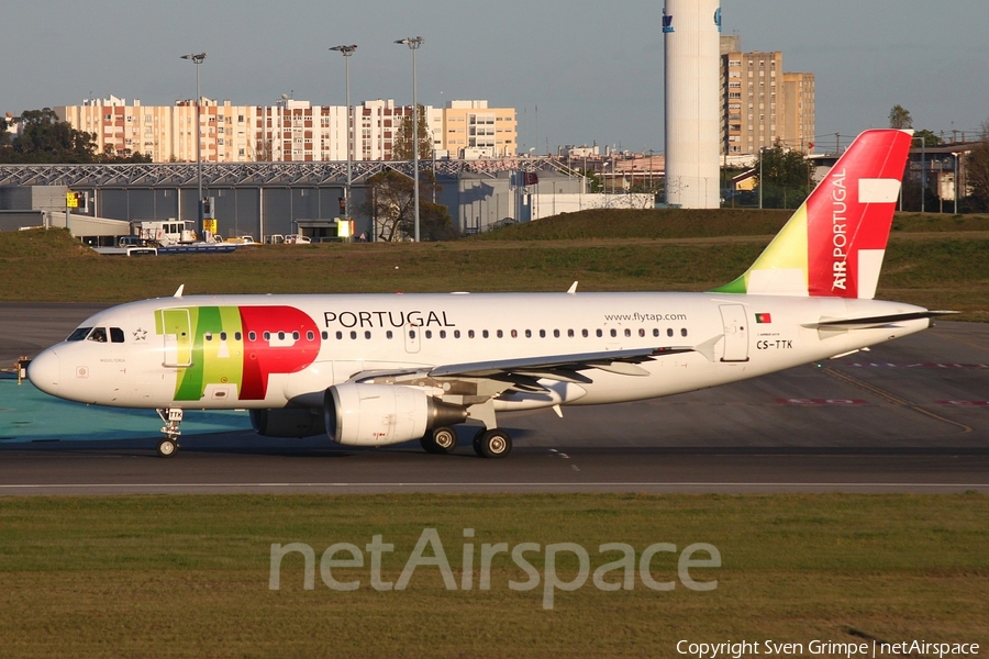 TAP Air Portugal Airbus A319-111 (CS-TTK) | Photo 316026