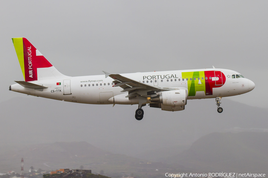 TAP Air Portugal Airbus A319-111 (CS-TTK) | Photo 272936