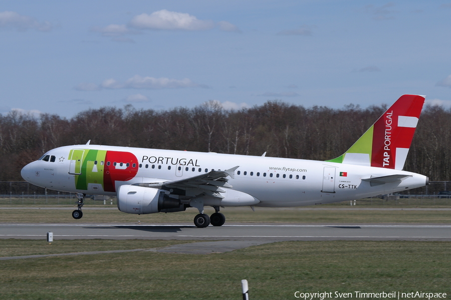 TAP Air Portugal Airbus A319-111 (CS-TTK) | Photo 102948