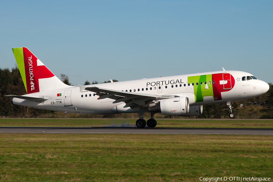 TAP Air Portugal Airbus A319-111 (CS-TTK) | Photo 212206