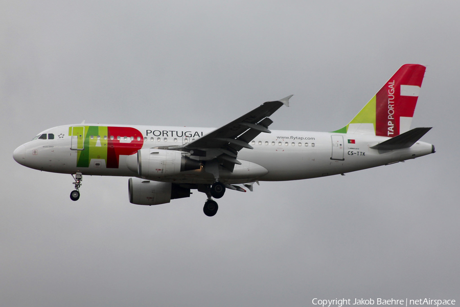 TAP Air Portugal Airbus A319-111 (CS-TTK) | Photo 148862