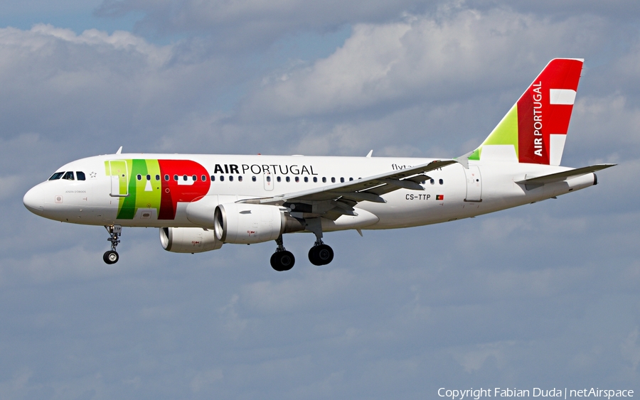 TAP Air Portugal Airbus A319-111 (CS-TTP) | Photo 344455