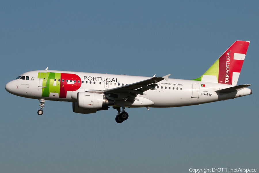 TAP Air Portugal Airbus A319-111 (CS-TTP) | Photo 199864