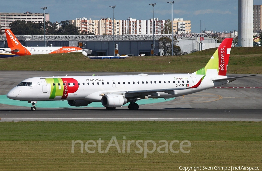 TAP Express (Portugalia) Embraer ERJ-195AR (ERJ-190-200 IGW) (CS-TTW) | Photo 315749