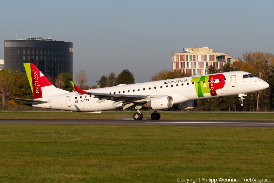 TAP Express (Portugalia) Embraer ERJ-195AR (ERJ-190-200 IGW) (CS-TTW) | Photo 409706
