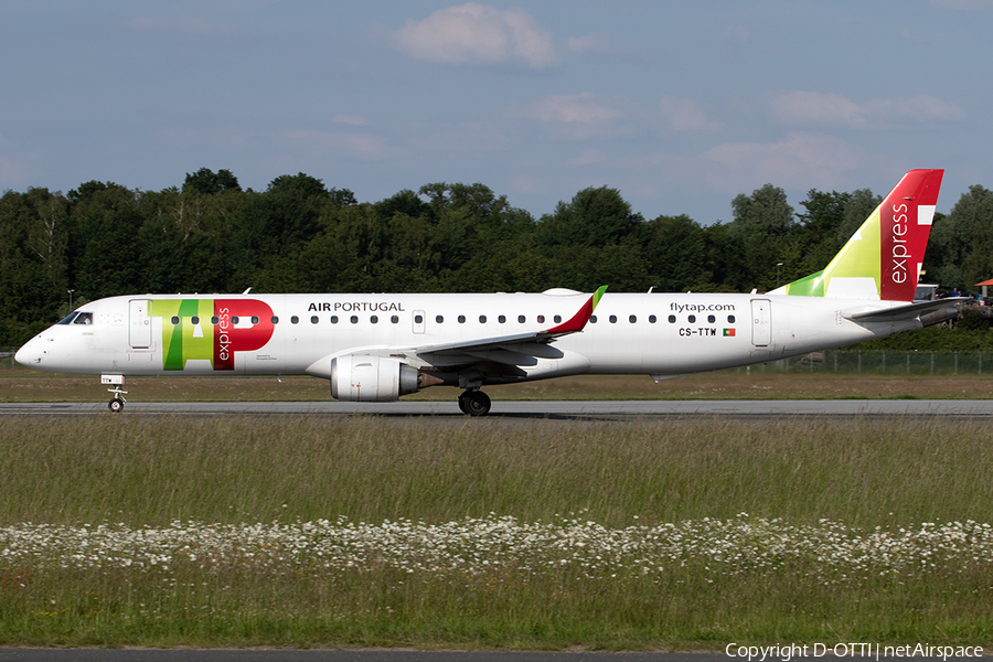 TAP Express (Portugalia) Embraer ERJ-195AR (ERJ-190-200 IGW) (CS-TTW) | Photo 512516