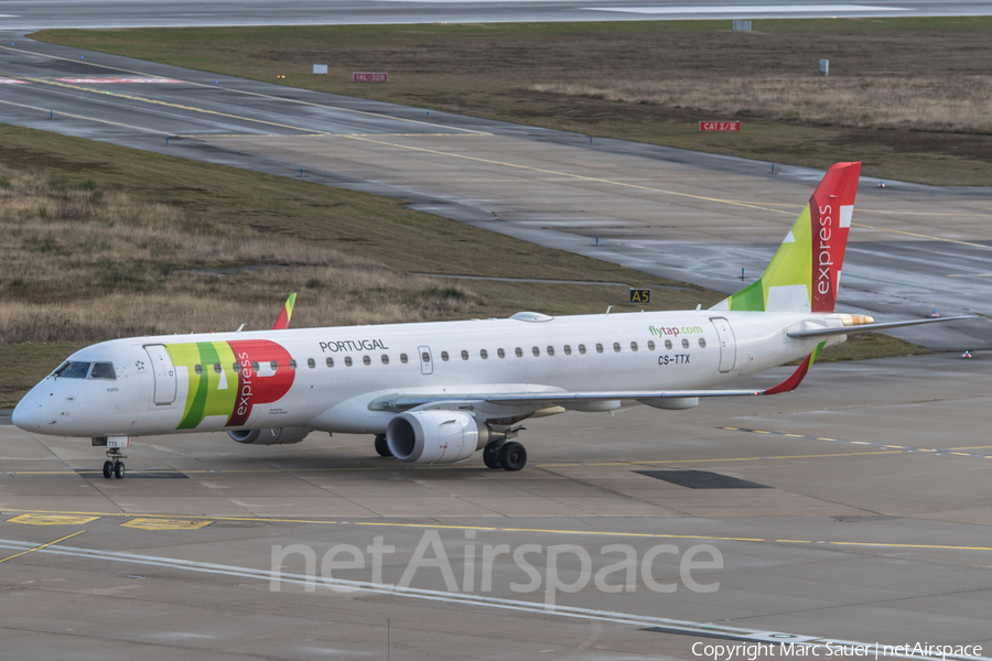 TAP Express (Portugalia) Embraer ERJ-195AR (ERJ-190-200 IGW) (CS-TTX) | Photo 287030