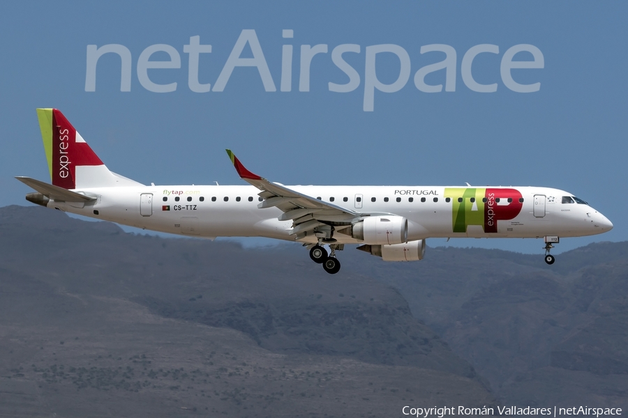 TAP Express (Portugalia) Embraer ERJ-195AR (ERJ-190-200 IGW) (CS-TTY) | Photo 338072