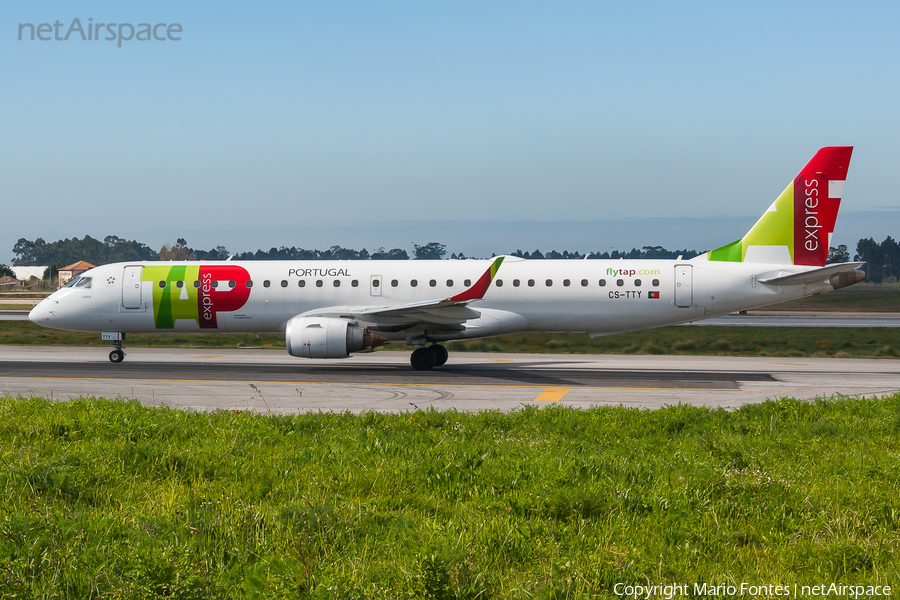 TAP Express (Portugalia) Embraer ERJ-195AR (ERJ-190-200 IGW) (CS-TTY) | Photo 304947