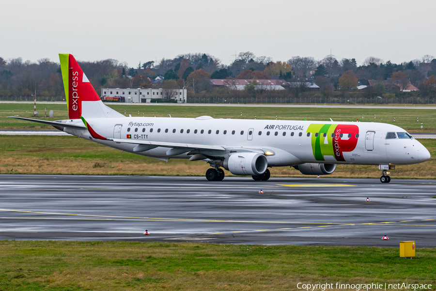 TAP Express (Portugalia) Embraer ERJ-195AR (ERJ-190-200 IGW) (CS-TTY) | Photo 481757
