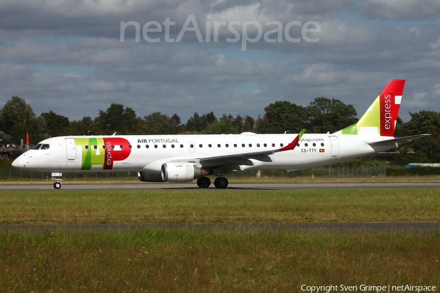 TAP Express (Portugalia) Embraer ERJ-195AR (ERJ-190-200 IGW) (CS-TTY) | Photo 517142