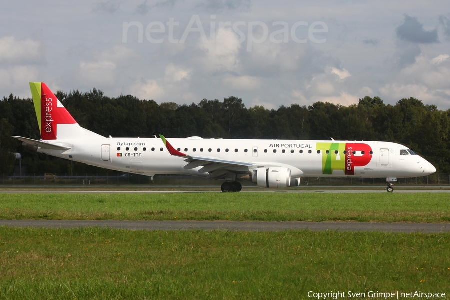 TAP Express (Portugalia) Embraer ERJ-195AR (ERJ-190-200 IGW) (CS-TTY) | Photo 535921