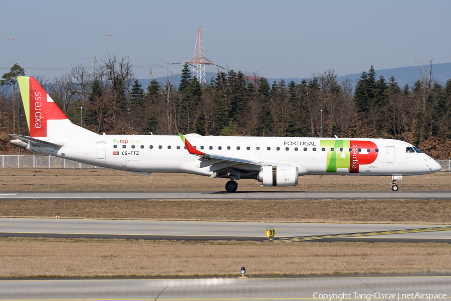 TAP Express (Portugalia) Embraer ERJ-195AR (ERJ-190-200 IGW) (CS-TTZ) | Photo 500506