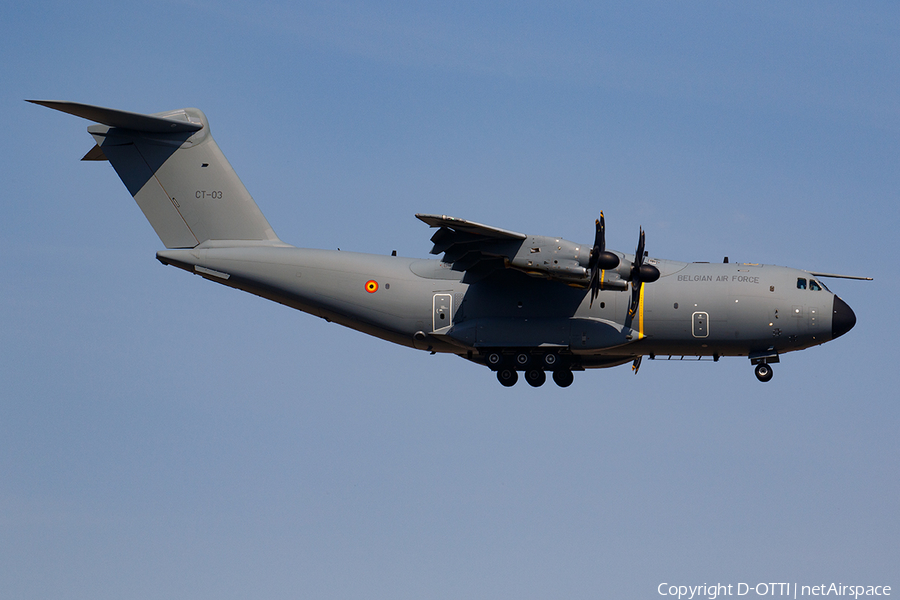 Belgian Air Force Airbus A400M-180 Atlas (CT-03) | Photo 444832