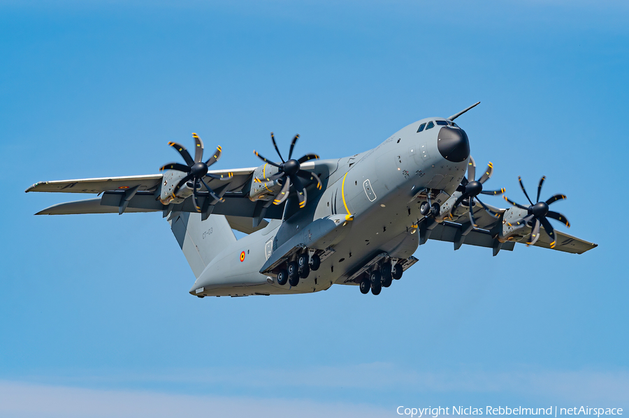 Belgian Air Force Airbus A400M-180 Atlas (CT-03) | Photo 444834