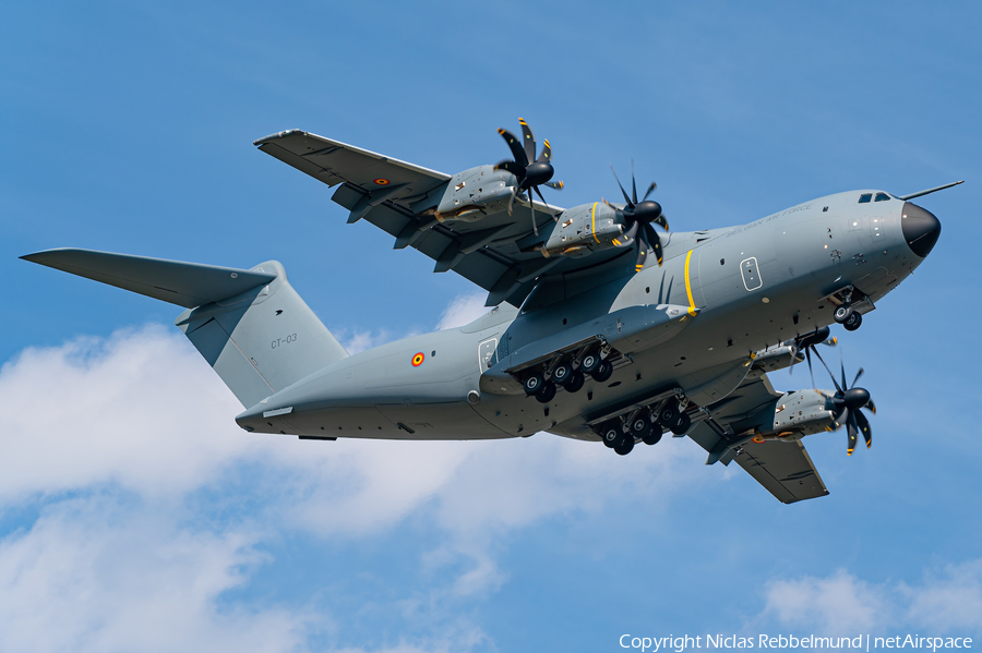 Belgian Air Force Airbus A400M-180 Atlas (CT-03) | Photo 444835