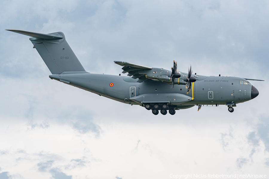 Belgian Air Force Airbus A400M-180 Atlas (CT-03) | Photo 461653