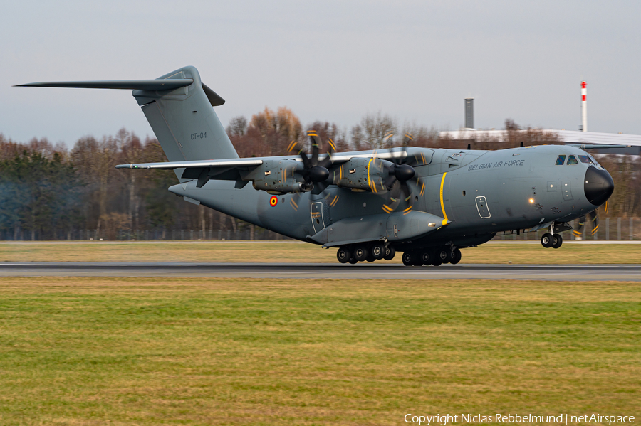 Belgian Air Force Airbus A400M-180 Atlas (CT-04) | Photo 550512