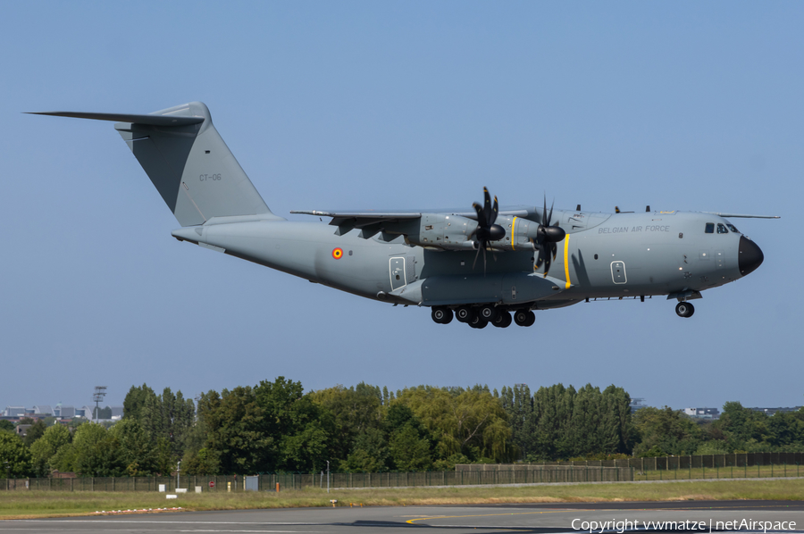 Belgian Air Force Airbus A400M-180 Atlas (CT-06) | Photo 572852