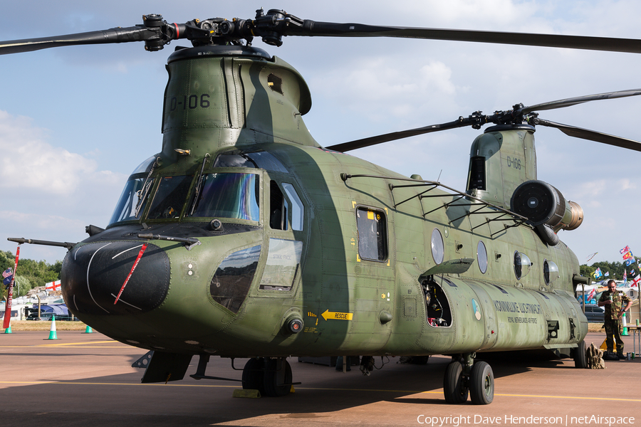 Royal Netherlands Air Force Boeing CH-47D Chinook (D-106) | Photo 257591