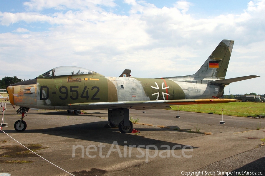 German Air Force (Luftwaffe) Canadair CL-13B Sabre Mk.6 (D-9542) | Photo 52590