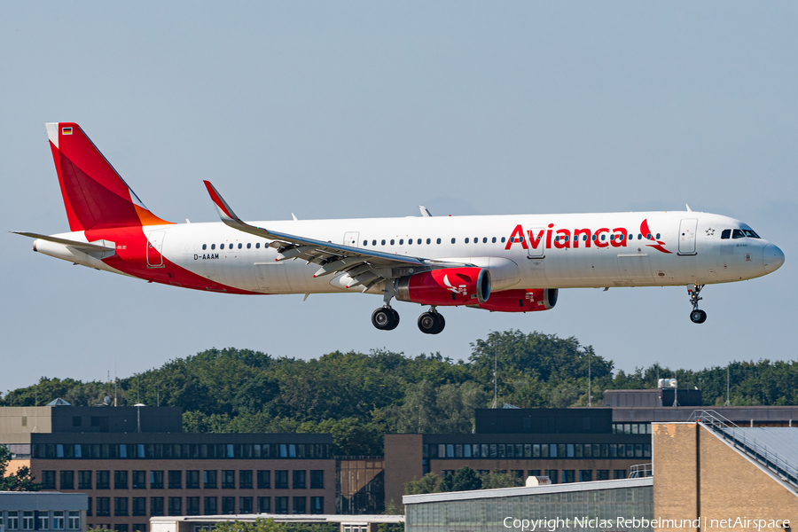 Avianca Airbus A321-231 (D-AAAM) | Photo 469990