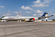 China Eastern Airlines Airbus A340-642 (D-AAAR) at  Schwerin-Parchim, Germany