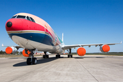 China Eastern Airlines Airbus A340-642 (D-AAAS) at  Schwerin-Parchim, Germany