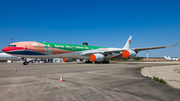 China Eastern Airlines Airbus A340-642 (D-AAAS) at  Schwerin-Parchim, Germany