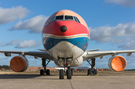 China Eastern Airlines Airbus A340-642 (D-AAAS) at  Schwerin-Parchim, Germany