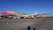 China Eastern Airlines Airbus A340-642 (D-AAAS) at  Schwerin-Parchim, Germany