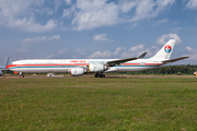 China Eastern Airlines Airbus A340-642 (D-AAAU) at  Schwerin-Parchim, Germany